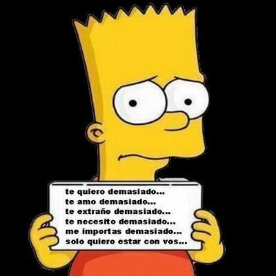 bart triste frases