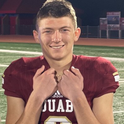 -4.000 GPA -Class of 2023 -Positions: K, Outside Backer, Running Back/Slot -1st Team All State -Juab High School -Soccer, Basketball, Football -6’1 180 lbs