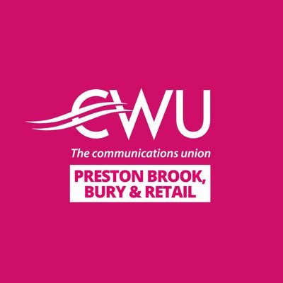 CWU Preston Brook and Bury with Retail Branch representing #TheCWU members within the Northwest area. E: cwuprestonbrookandbury@gmail.com T: 01928 708 489