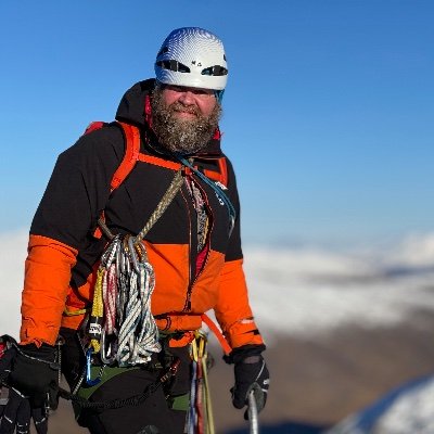 Mountaineering instructor+climber with a❤️ of remote places unclimbed peaks. Ex-runner knackered knees. Mediocre MTBer. Never ever a paddler. He/him if you care