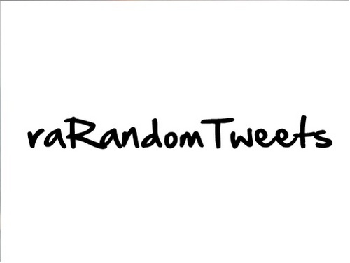 I tweet random stuff, most of it are quotes

and i'm hoping to be followed by Justin Bieber and Taylor Swift.. etc.