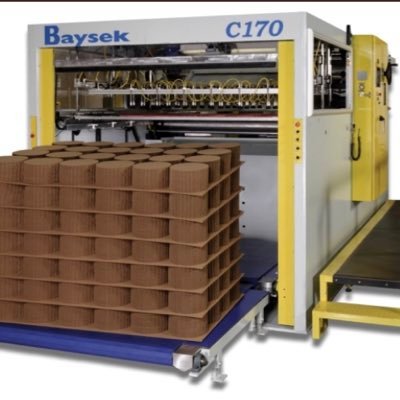 Corrugated converting equipment manufactures. Automatic die cutters; fully stripped, nick free die cuts with only one operator.