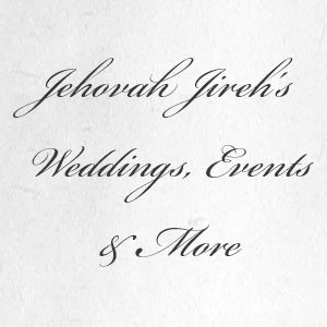 Jehovah Jireh's Weddings, Events & More Offers Catering, Cakes, Full Service Wedding & Event Planning, Deco & Floral Design and Gift Baskets in Nashville, TN.