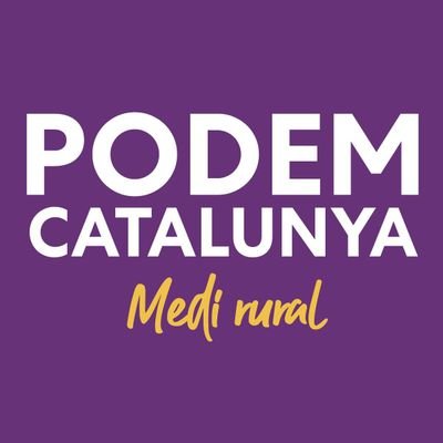 Compte oficial de la Secretaria de Medi Rural de Podem Catalunya