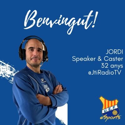 🎤 CM, Speaker & Narrador @UEFigueres ⚽ | 🎙Locutor @MarcadorCat a @radiomarcabcn 📻 | 🗣 Caster #Sports & #eSports 🎮 | ✍🏼 CEO @UEFeSports 💙🤍