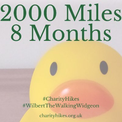 Simon Coates' twitterings as he aims to hike 2000 miles between 1st March 2021 and 31st October 2021 in aid of 16 charities