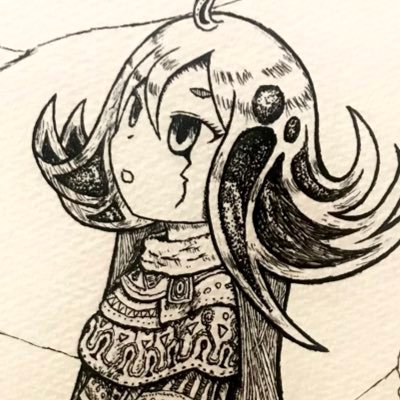 イラスト描いてます。アナログ、ペン画でごちゃごちゃと。今のところモノクロのみ。昔は歌も歌っていたらしい。