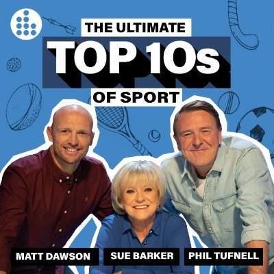 Podcast with Sue Barker, Matt Dawson & Phil Tufnell creating the ultimate Top10 lists of various sporting topics.
Listen on Apple, Spotify, Amazon, Castbox etc