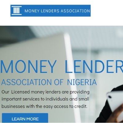 Association of money lenders in nigeria operating under the licences of lagos state and other states of the Federation