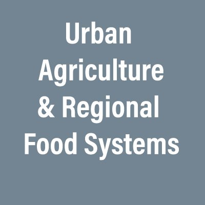 #Openaccess journal by not-for-profits ASA and CSSA focusing on urban and peri-urban #agriculture in developing, transition, & advanced economies.