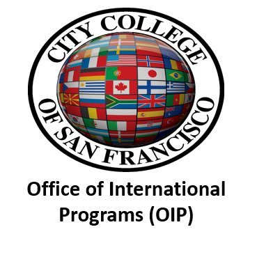 Official Twitter account for the Office of International Programs at City College of San Francisco. Welcomes students from all over the world 🌎