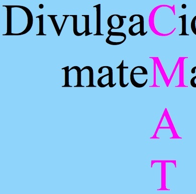 Este es un sitio no oficial para la divulgacion matematica desde el Centro de Matematica de la Facultad de Ciencias, Montevideo, Uruguay