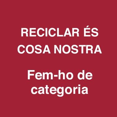 ♻Educació ambiental per a millorar la gestió de residus
Municipis de menys de 5.000 habitants de Castelló Centre
👉 #recicladecategoria