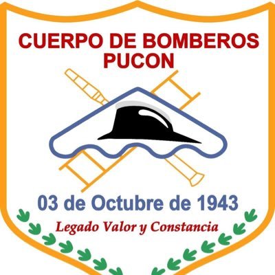 Twiter Oficial del Cuerpo De Bomberos De Pucon, Fundado el 03 de Octubre de 1943.