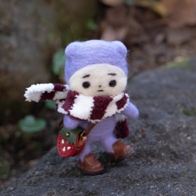 紫の子 むらさきのこ ソフビ