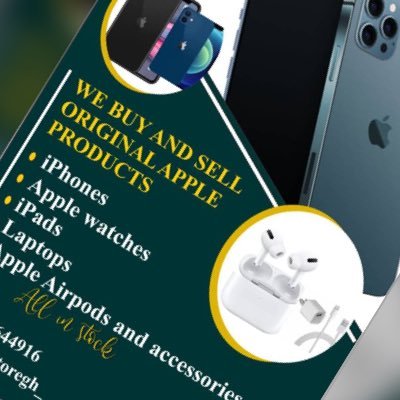 we buy and sell Apple products like (iPhones ,MacBooks,Apple AirPods,Apple watches ,IPads and Accessories)kindly dm😊
