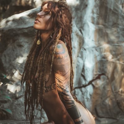 i do not give consent for any content to be screenshot, screenrecorded or distributed in any way.  Dreadlocked-lioness. Wild woman.