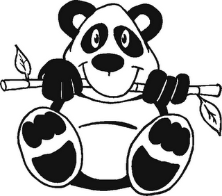 A panda hugging his bamboo and sways with the wind..resume of my life.