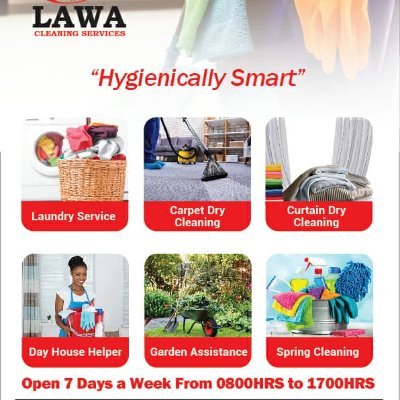 Lawa Cleaning Services is a cleaning services company based in Francistown .The company's principal business is cleaning and supplies of cleaning chemicals.