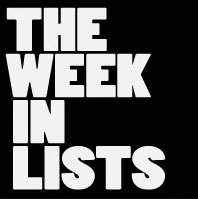 TheWeekInLists's profile picture. Film, TV, music and culture. OK, there's not that much culture.