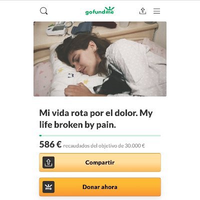 UnaSonrisaLucia's profile picture. Asociación UNA SONRISA PARA LUCÍA
9 años luchando contra la Distrofia Simpático Refleja que sufre Lucía. Ayúdanos  🧡

Aportaciones ES 7520386311086000097332