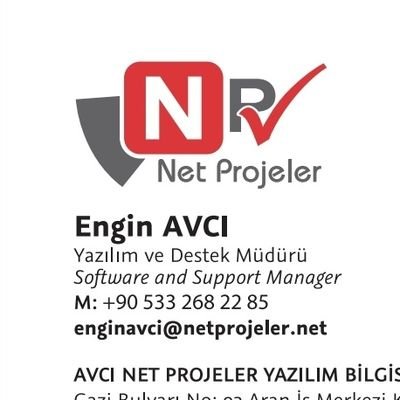 Net Projeler Yazılım Profile
