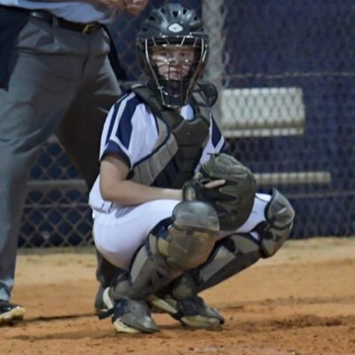 I’m Sarah Langlie I graduate in 2024 and I am a catcher from Eau Gallie high school