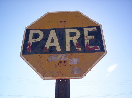 De pie