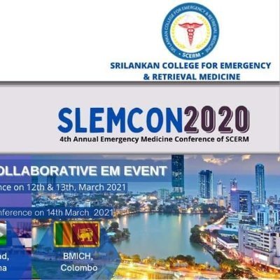 Plunge yourself into the reality of a virtual hybrid conference in Emergency care for the first time in South Asia with SLEMCON and EMCON.