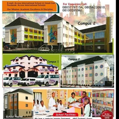 AccessAnambra's profile picture. Access International Schools Anambra State Nigeria will give your child the first hand tips for easy learning and their moral life will be assured with Access.