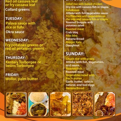 This is Miracle food Center were we sell delicious African food .