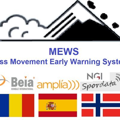 ProjectMews's profile picture. Mass movement Early Warning System (MEWS) for early detection of landslides, rockfalls and avalanches