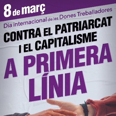 Coordinadora Obrera Sindical - Secretaria de Lluita Feminista #8MJoFaigVaga #VagaGeneralFeminista