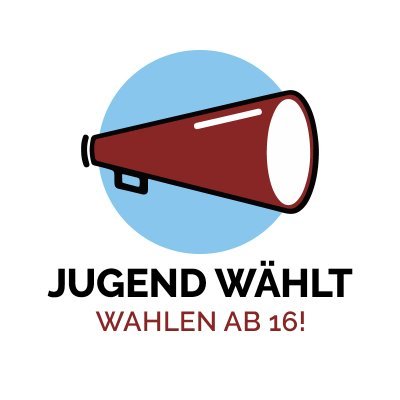 Unsere Forderung: Das aktive Wahlrecht ab 16 auf allen Ebenen! Sei auch du mit dabei #jugendwählt