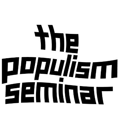 The Populism Seminar | every second and last Monday of the month (12:30 CET).

Editors: 
@DrAnnikaWerner 
@Robert_A_Huber 
@AndrejZaslove
@MauritsMeijers