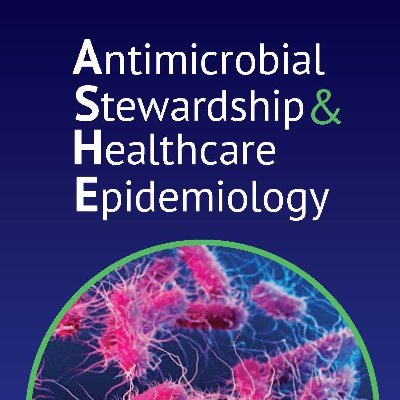 Antimicrobial Stewardship and Healthcare Epidemiology, open access journal of @SHEA_Epi, published by @CambridgeUP

Email: ashe.managingeditor@shea-online.org