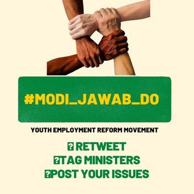 Prevailing Hashtag - #modi_jawab_do


Time - 3 March, 11 AM (IST)



Today, Don't read bio. Make history instead.💪💪
We need Radical Change👍👍