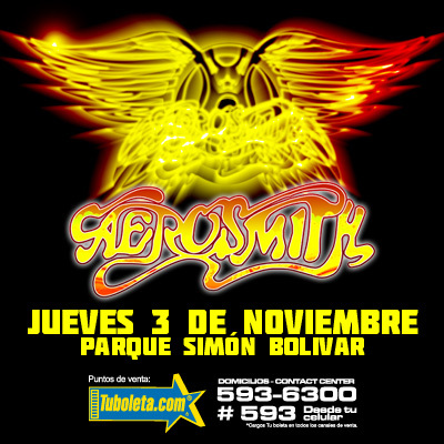 ¡Canal oficial de Aerosmith en Colombia 2011! ¿Qué quieren saber? Fan page http://t.co/1GBBf296R2