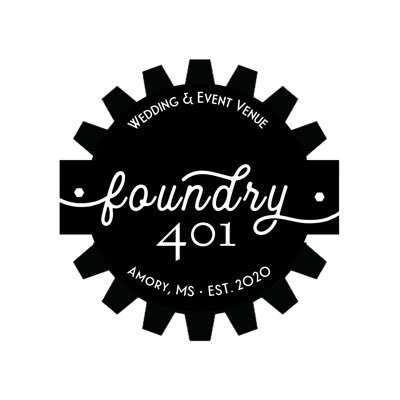 Foundry 401 is the newest event and wedding venue for Amory, MS and all surrounding areas. Foundry 401 offers over 12,000 sq feet of indoor and outdoor space!