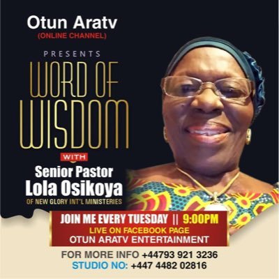 I am a Senior Pastor at New Glory International Ministries LONDON UK.
I am a retired Confidential Secretary; and 
Worked in Public and Private Sectors.