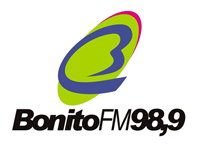 Rádio Bonito FM 98,9 de Bonito - MS uma emissora integrante da Rede MS de Rádio & Televisão. Organização Ivan Paes Barbosa.