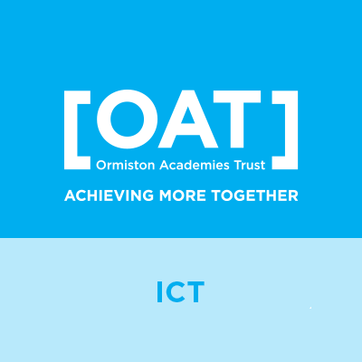 Official Twitter account for ICT across the OAT network; sharing best practice, research and ideas. Lead practioner: Mrs Kelly Diamond based at @OBAcademy