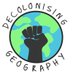 Decolonising Geography (@DecoloniseGeog) Twitter profile photo