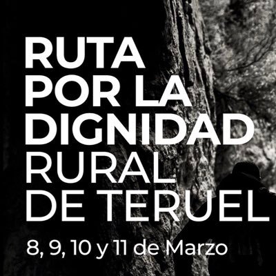 La ruta #dignidadrural de Teruel pretende aglutinar a personas, entidades, asociaciones y empresas con el objetivo de visibilizar los problemas España vaciada