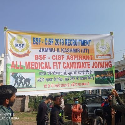 BSF CISF aspirants ko medical fit candidates ko joining lene me unka sath de rhe hai app sabb se bhi request hai app bhi support kro hamri taan k hume hamra