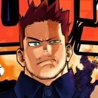 Daily manga panels of the current no. 1 hero, Endeavor.