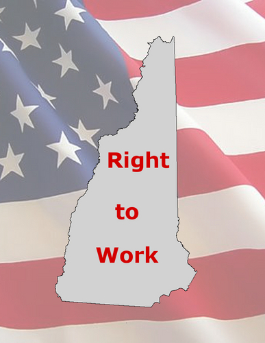 RightToWorkNH's profile picture. Supporting economic growth and prosperity in New Hampshire. In particular, the Right to Work legislation.