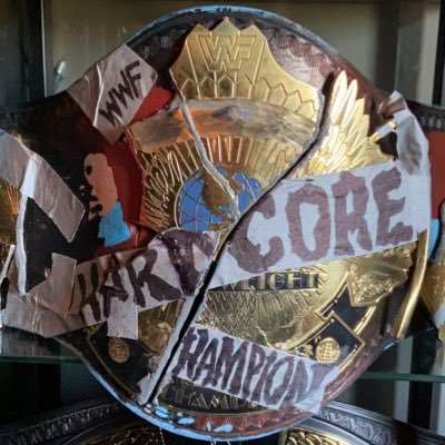 I make WWF/WWE/AEW/Custom Hardcore Championship belts.