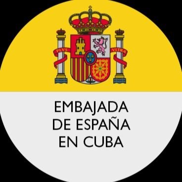 Bienvenidos a la cuenta oficial de la Embajada de España en La Habana. Puedes consultar nuestras normas de uso en: https://t.co/acCTmcpIQf