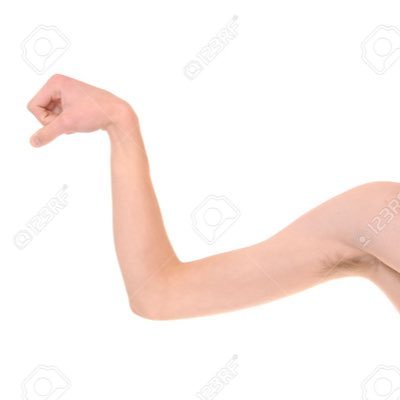 Professional arm bullet dodger. Able to curl 12.5 lbs. (each arm)